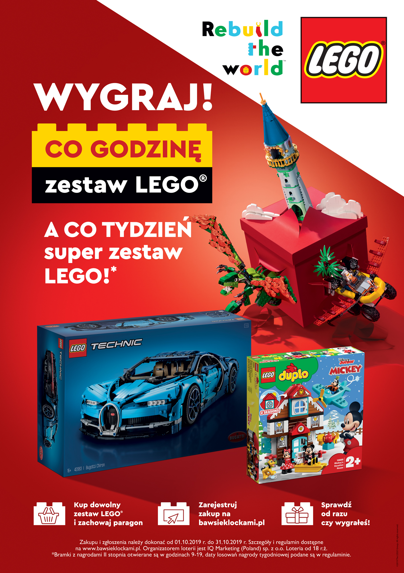 WYGRAJ! CO GODZINĘ ZESTAW LEGO